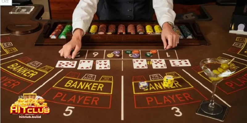 Bài Baccarat - Game cược casino hot nhất 2025 tại HITCLUB 4 Luật rút lá bài thứ 3 trong bài Baccarat