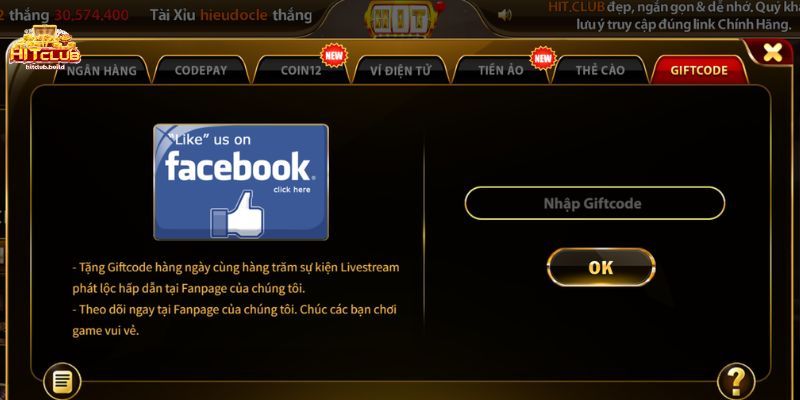 Trang chủ 22 Nhận giftcode khi tham gia chơi game tại Hit Club