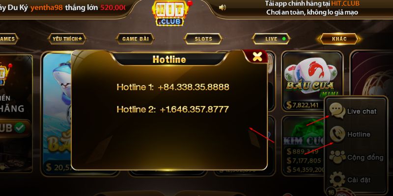 Trang chủ 25 CSKH của Hit Club hỗ trợ nhiệt tình, chuyên nghiệp